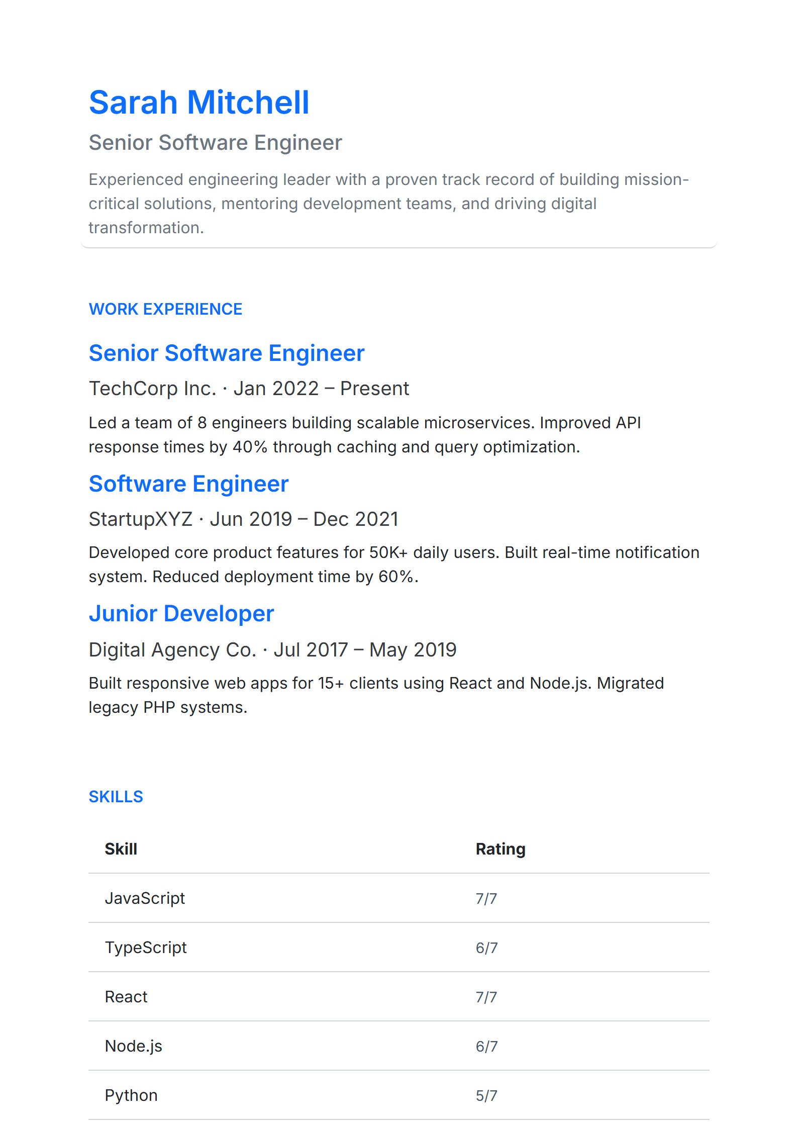 Fuchsia Blue Resume Template